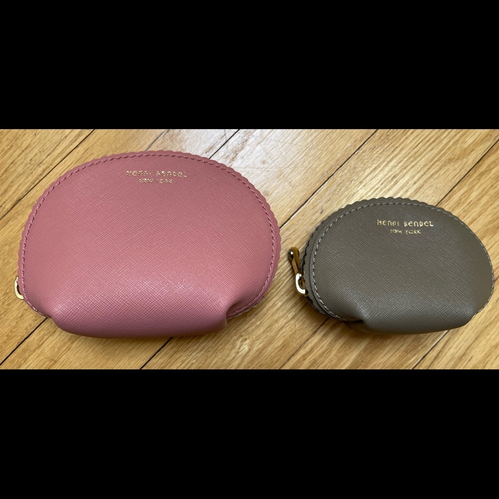 Henri Bendel small cosmetic pouches